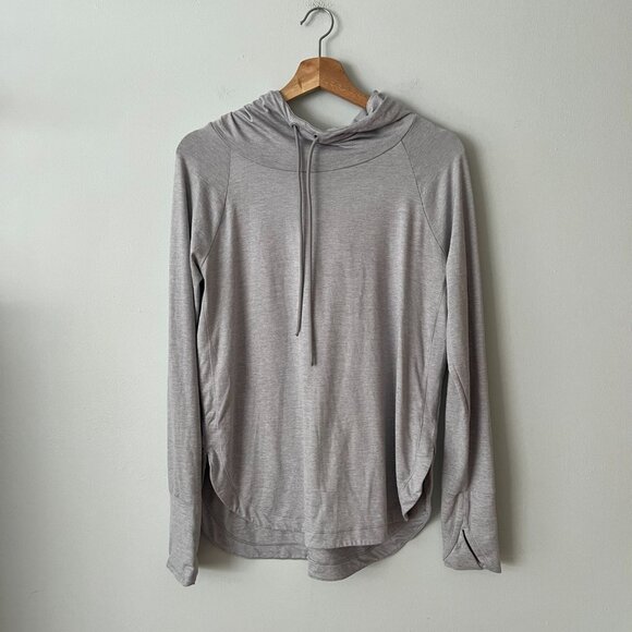 Athleta Uptempo Hoodie Pullover Gray Women's Size Small - Picture 1 of 10